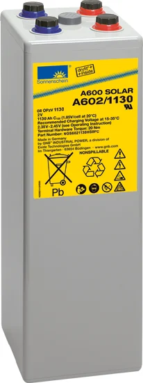 Exide Sonnenschein A600 SOLAR lead-acid battery – 01 Electronics